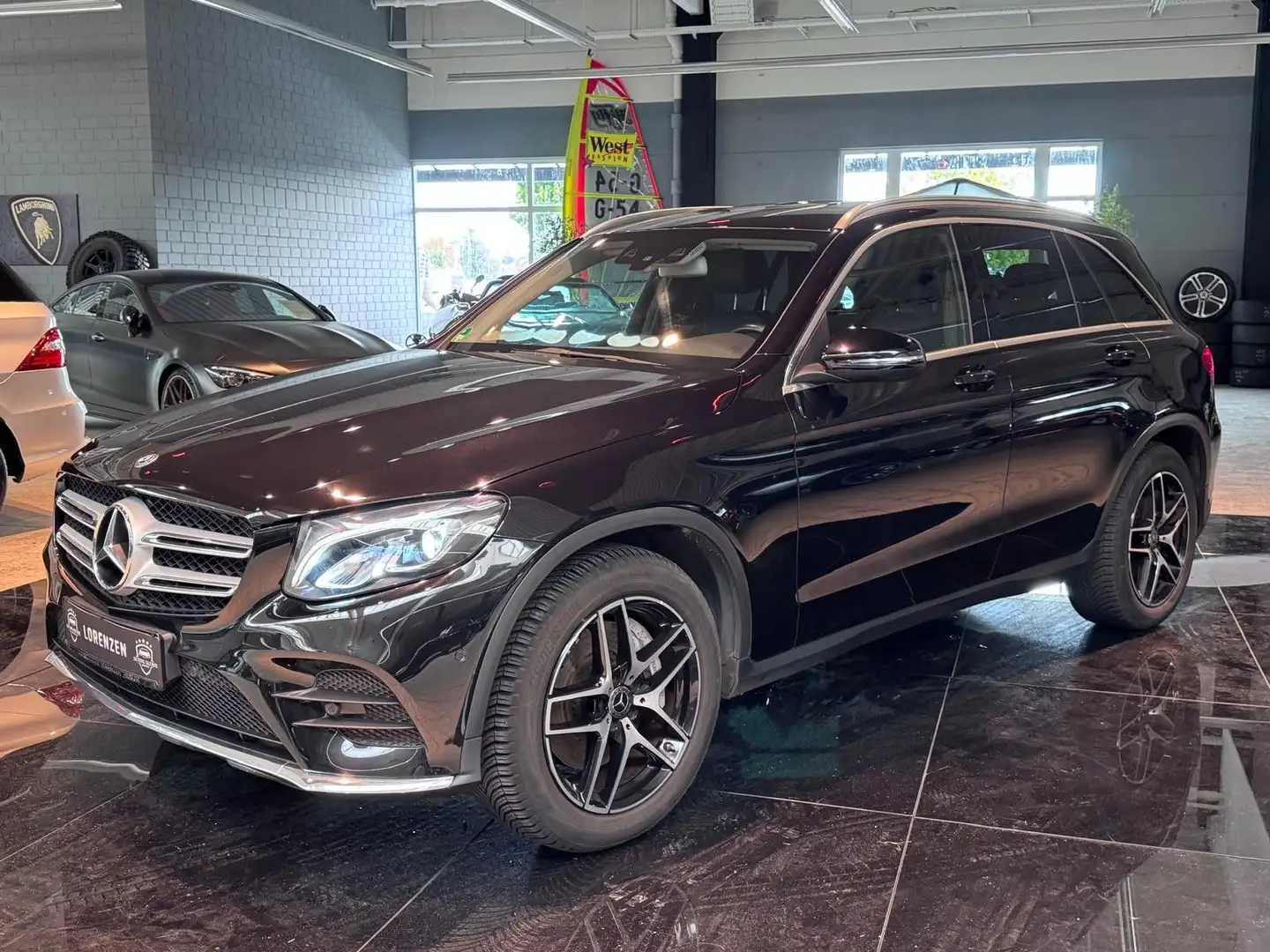 Mercedes-Benz GLC 250 d 4Matic AMG Kamera LED DAB Leder AHK Noir - 1