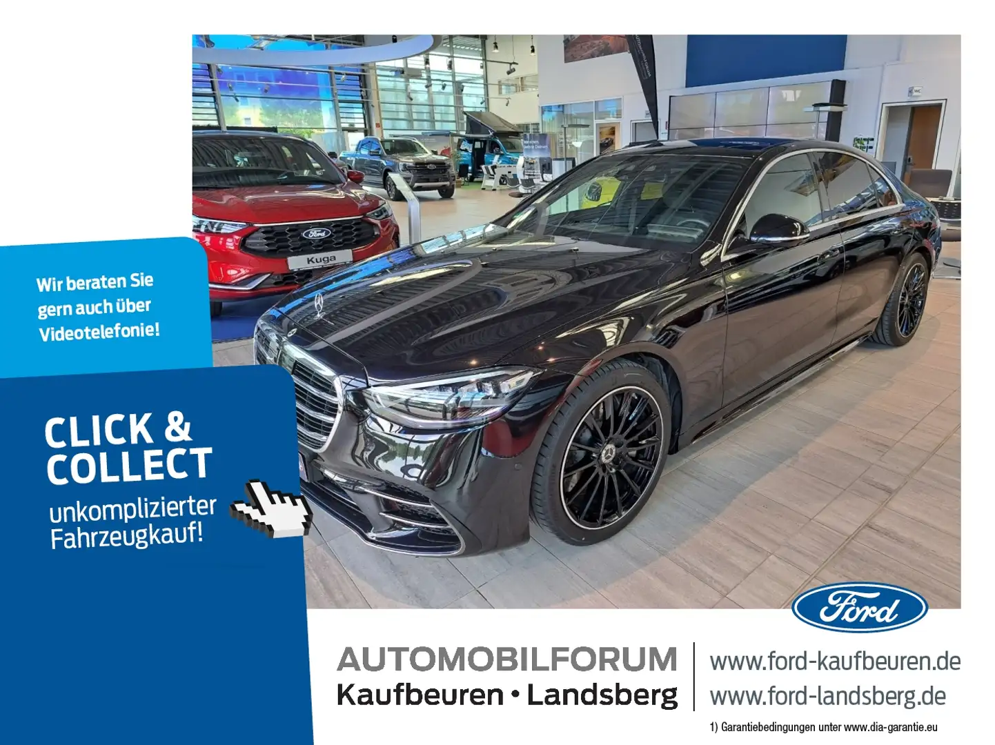 Mercedes-Benz S 580 e 4Matic AMG Line Matrix ACC Pano Luft Navi Nero - 1