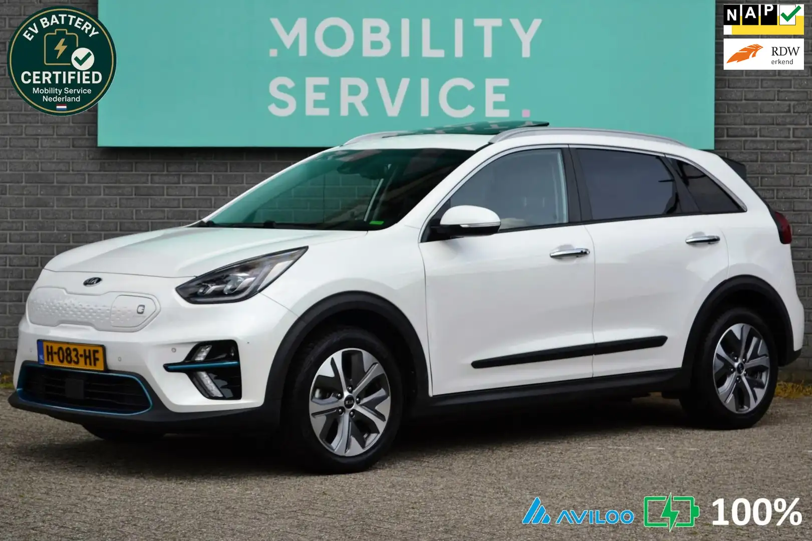 Kia e-Niro ExecutiveLine 64 kWh SOH100% SK dak Clima ACC Lede Blanc - 1