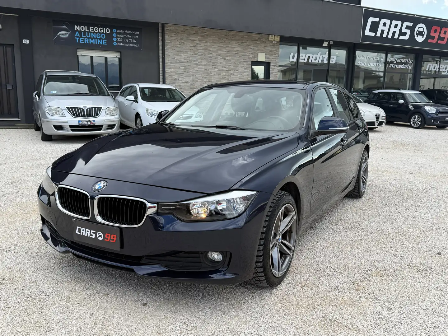 BMW 318 318d Touring Business Automatica AUTO IMPECCABILE Blu/Azzurro - 1