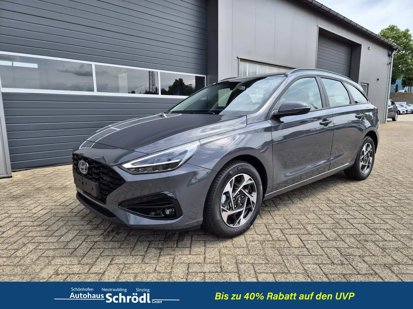 Hyundai i30 Kombi  1.0 T-GDI 100PS Automatik AbstandsTempom... Grau - 1