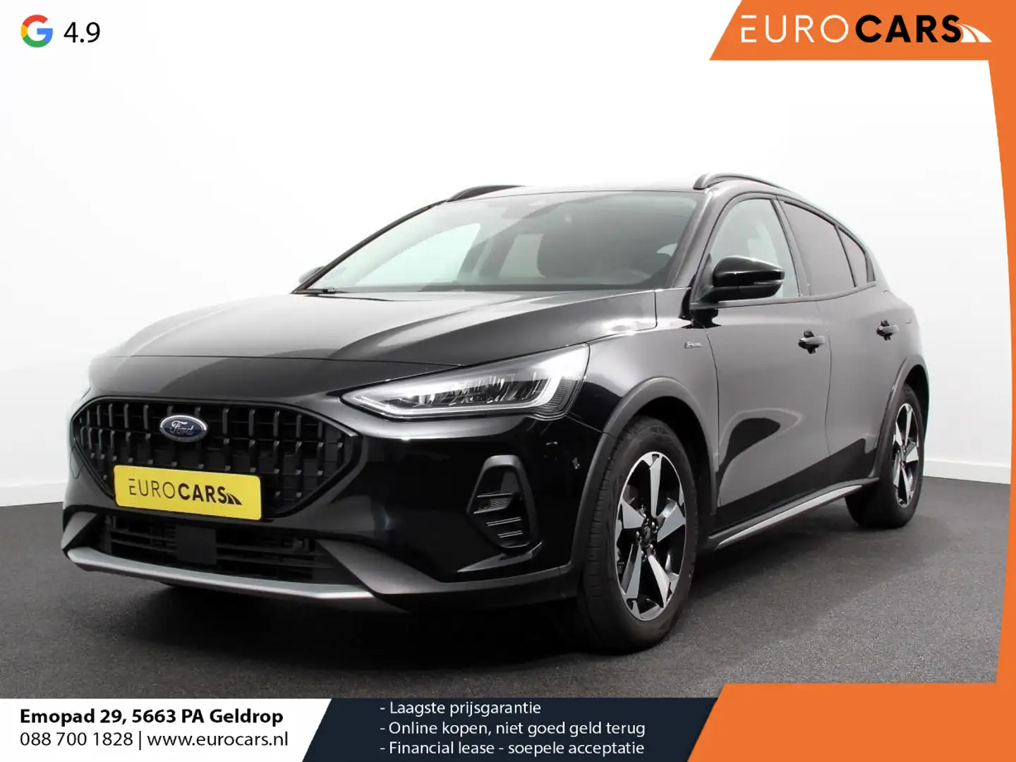 Ford Focus 1.0 EcoBoost 155pk Hybrid Automaat Active X Naviga Zwart - 1