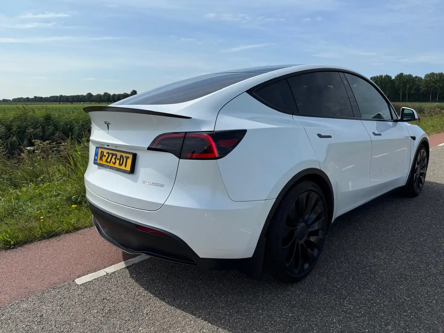 Tesla Model Y Performance, GARANTIE, AMD, nw 21 Michelin banden White - 1
