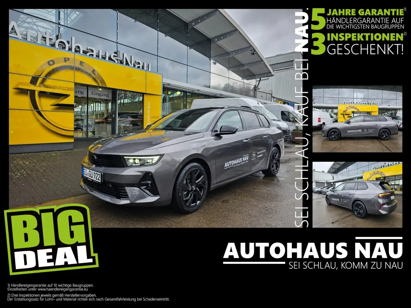Opel Astra ST Ultimate 1.2 mit Anhängerkupplung! Grau - 1