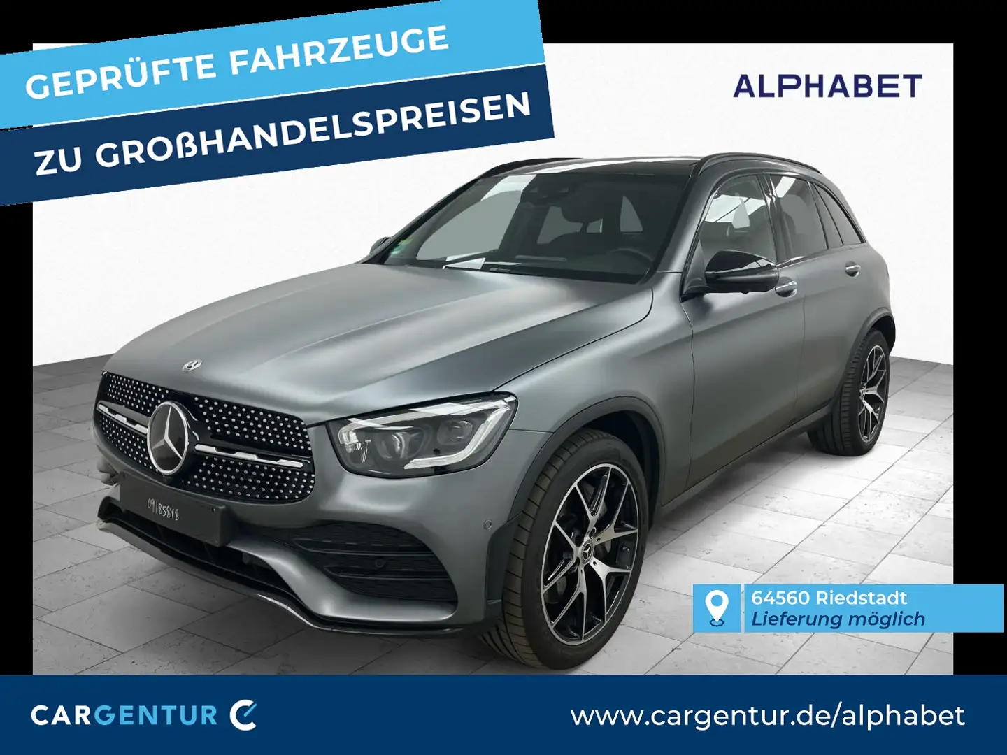 Mercedes-Benz GLC 300 d AMG Line 4Matic Airmatic Burmester Šedá - 1