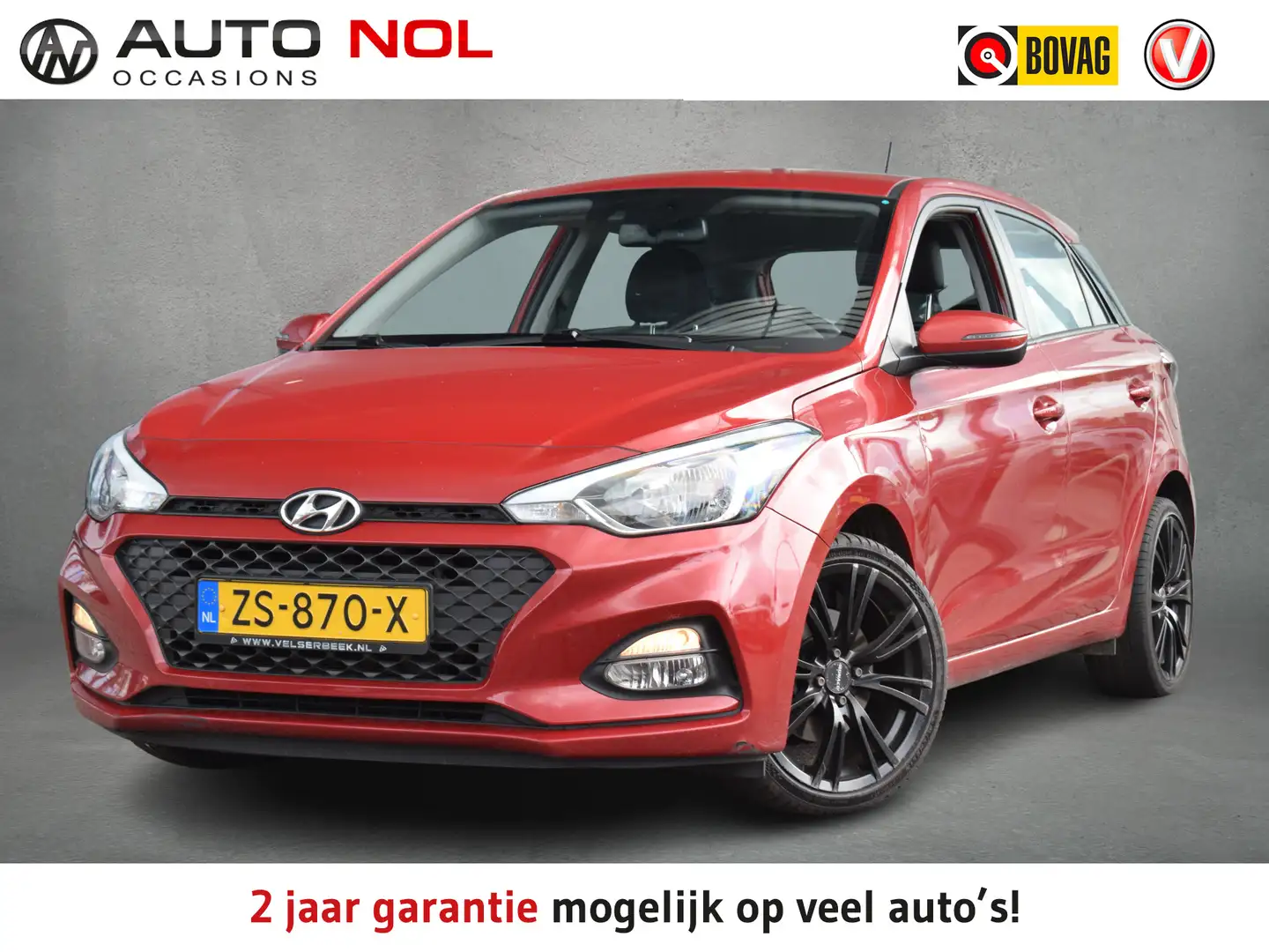 Hyundai i20 1.0 T-GDI Comfort | Apple CarPlay | Camera | 17'' Rood - 1