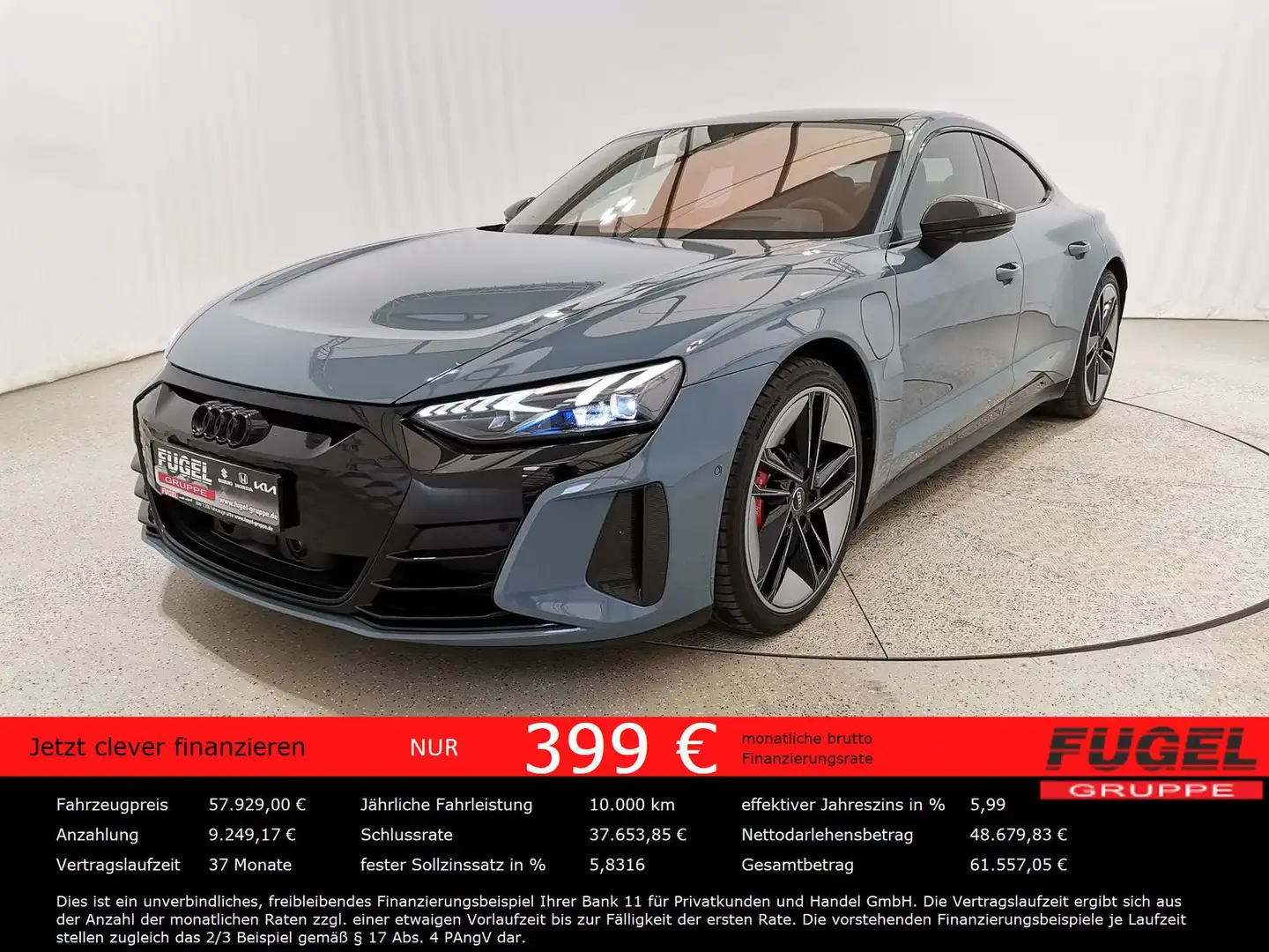 Audi RS e-tron GT quattro B&O|virt.Cock.|HuD|Matrix|Sound|Leder|360° Gri - 1