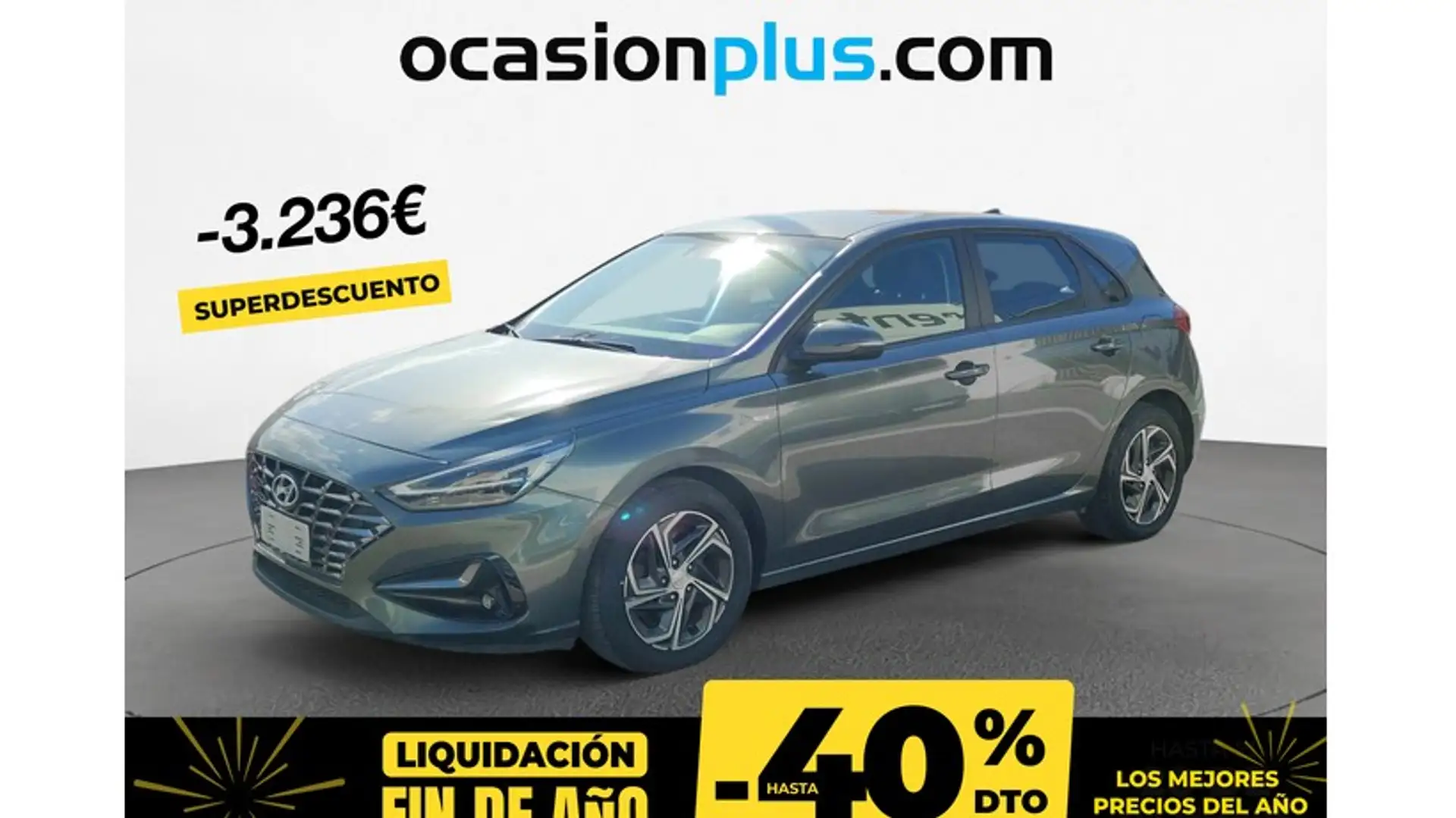Hyundai i30 1.0 TGDI Tecno 48V 120 Gris - 1