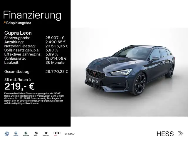 CUPRA Leon Sportstourer 2.0 TSI DSG VZ*MATRIX*AHK*KAME