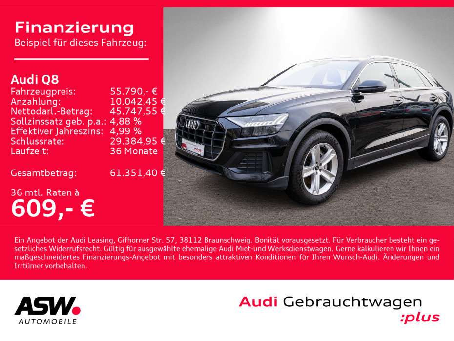 Second hand Audi Q8 