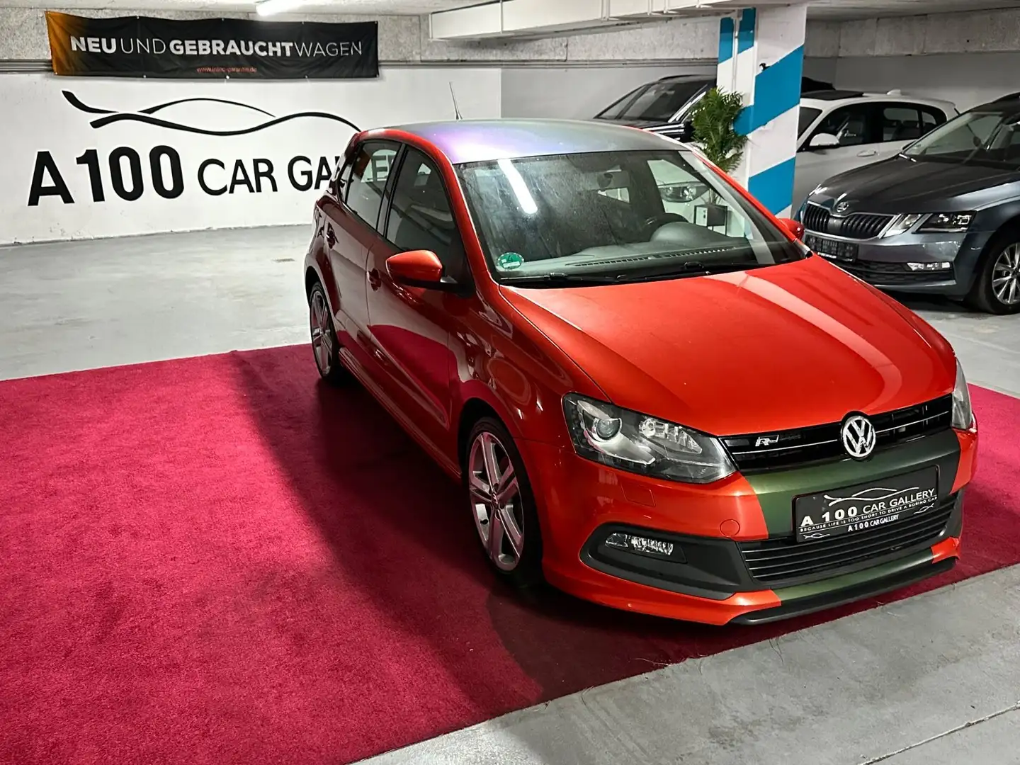 Volkswagen Polo V Highline R-line*Sitzheizung*PDC*2H Orange - 1