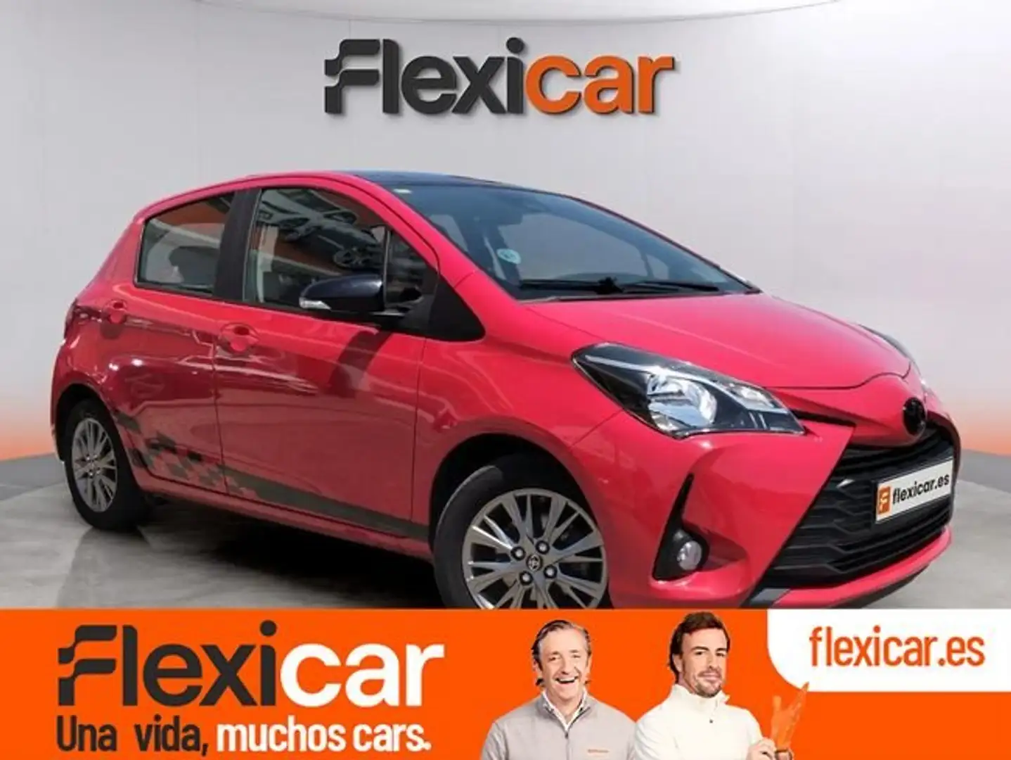 Toyota Yaris 1.0 Active Rojo - 1