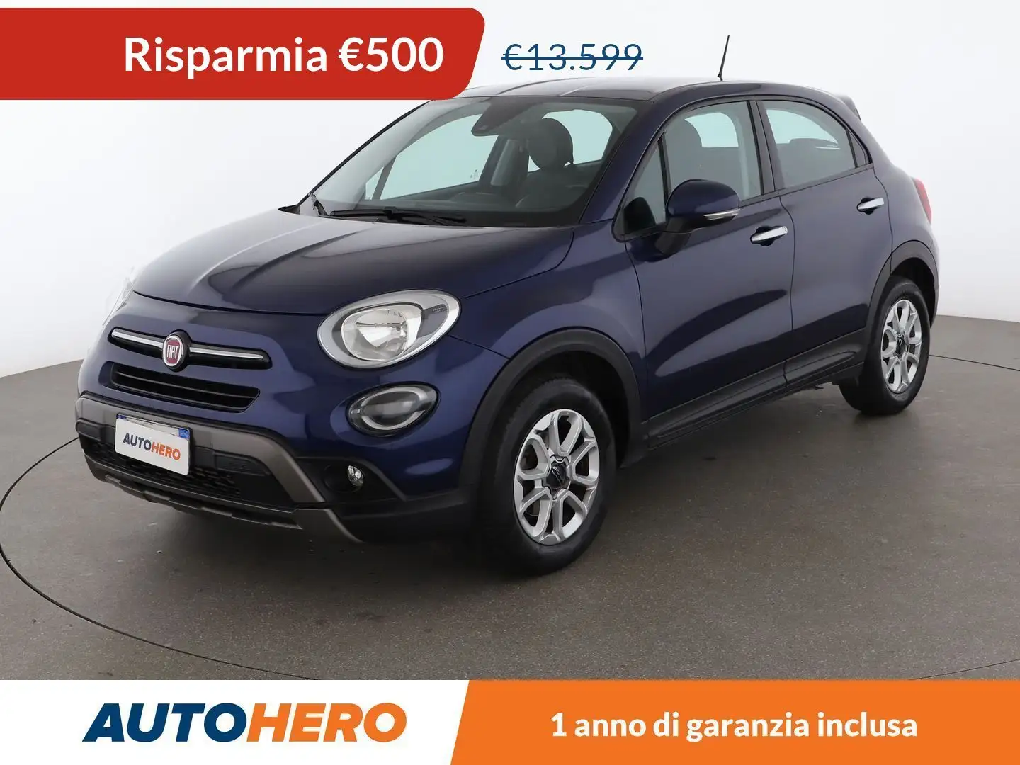 Fiat 500X 1.3 M-Jet City Cross 95 CV Blu/Azzurro - 1