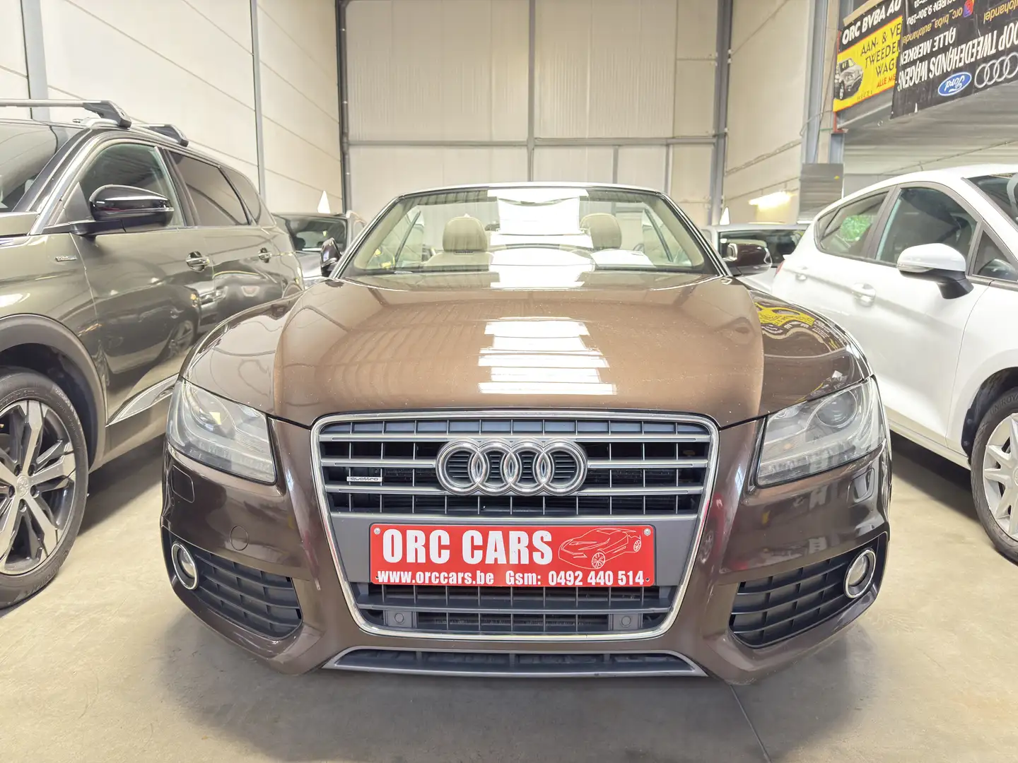 Audi A5 Cabrio 2.0 TFSI quattro S tronic Brons - 1