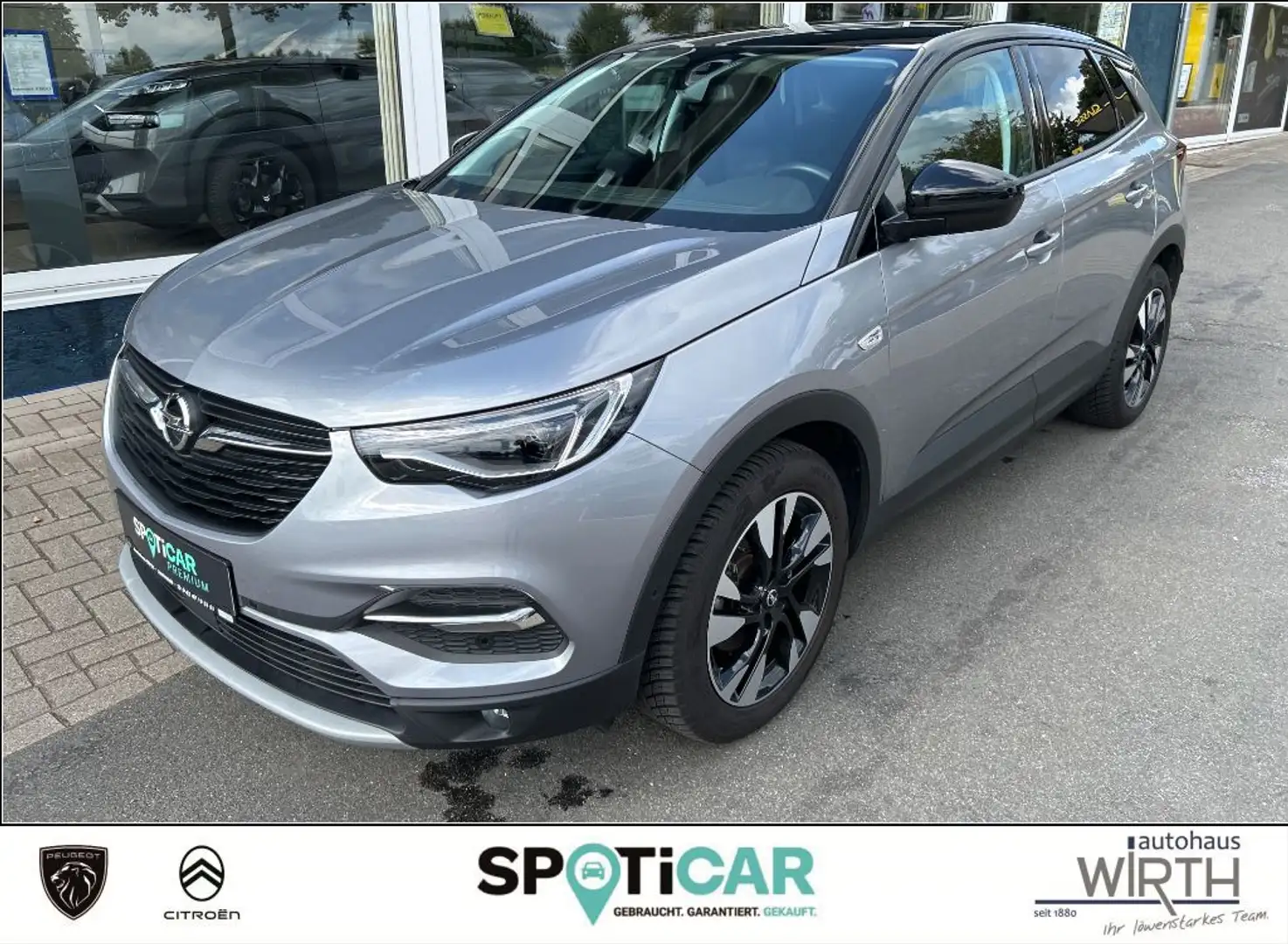 Opel Grandland X 1.2 Elegance NAVI+LED+SITZHZG.+KAMERA Argent - 1