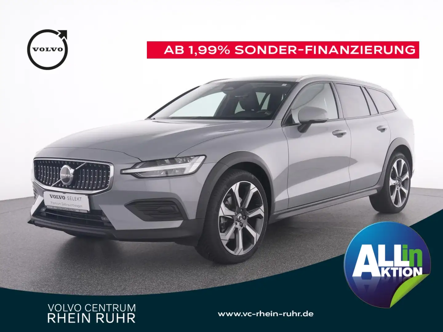 Volvo V60 Cross Country B4 AWD PLUS FAP+HARMAN+PANO Gris - 1