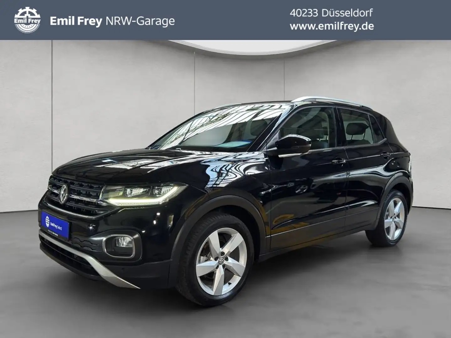 Volkswagen T-Cross 1.0 TSI OPF DSG Style +ACC+Rückfahrkamera+ Schwarz - 1