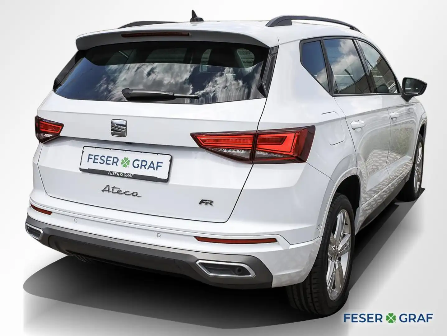 SEAT Ateca 1.5 TSI FR DSG AHK Beats Navi Sitzh. Weiß - 2