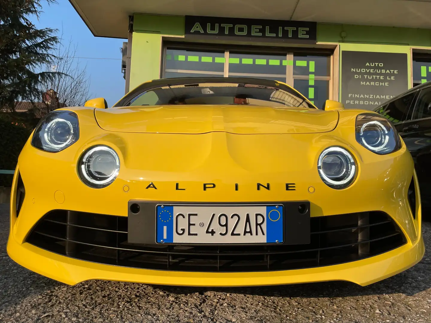 Alpine A110 Alpine 1.8 Color Edition auto Tetto In Carbonio Sárga - 2