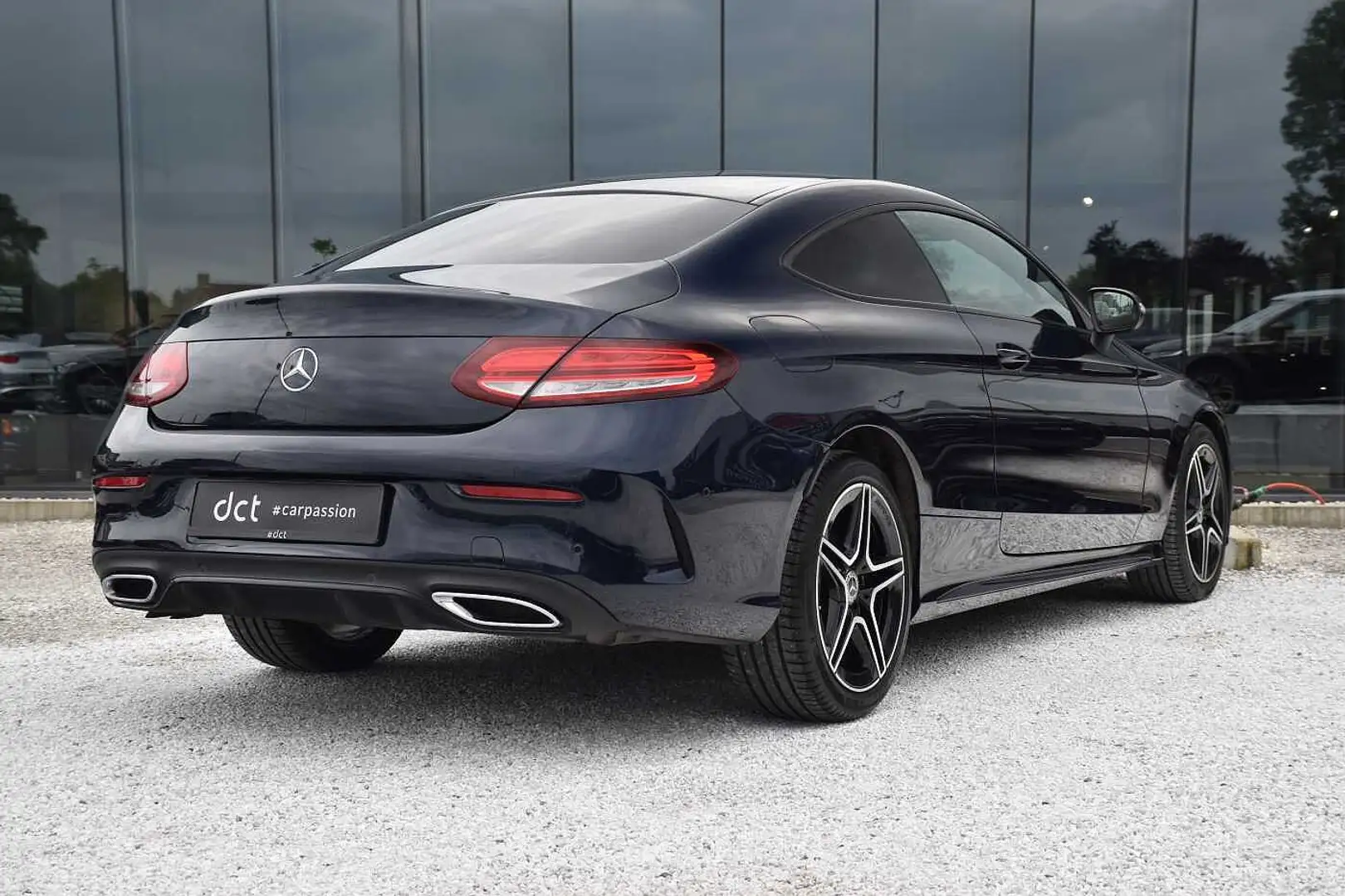 Mercedes-Benz C 220 d COUPE AMG NIGHT BURMESTER Blauw - 2