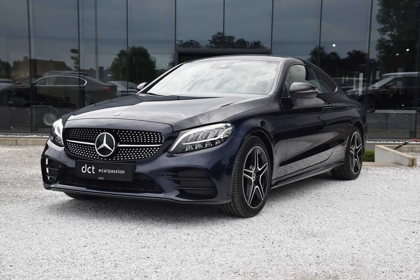 Mercedes-Benz C 220 d COUPE AMG NIGHT BURMESTER Blauw - 1
