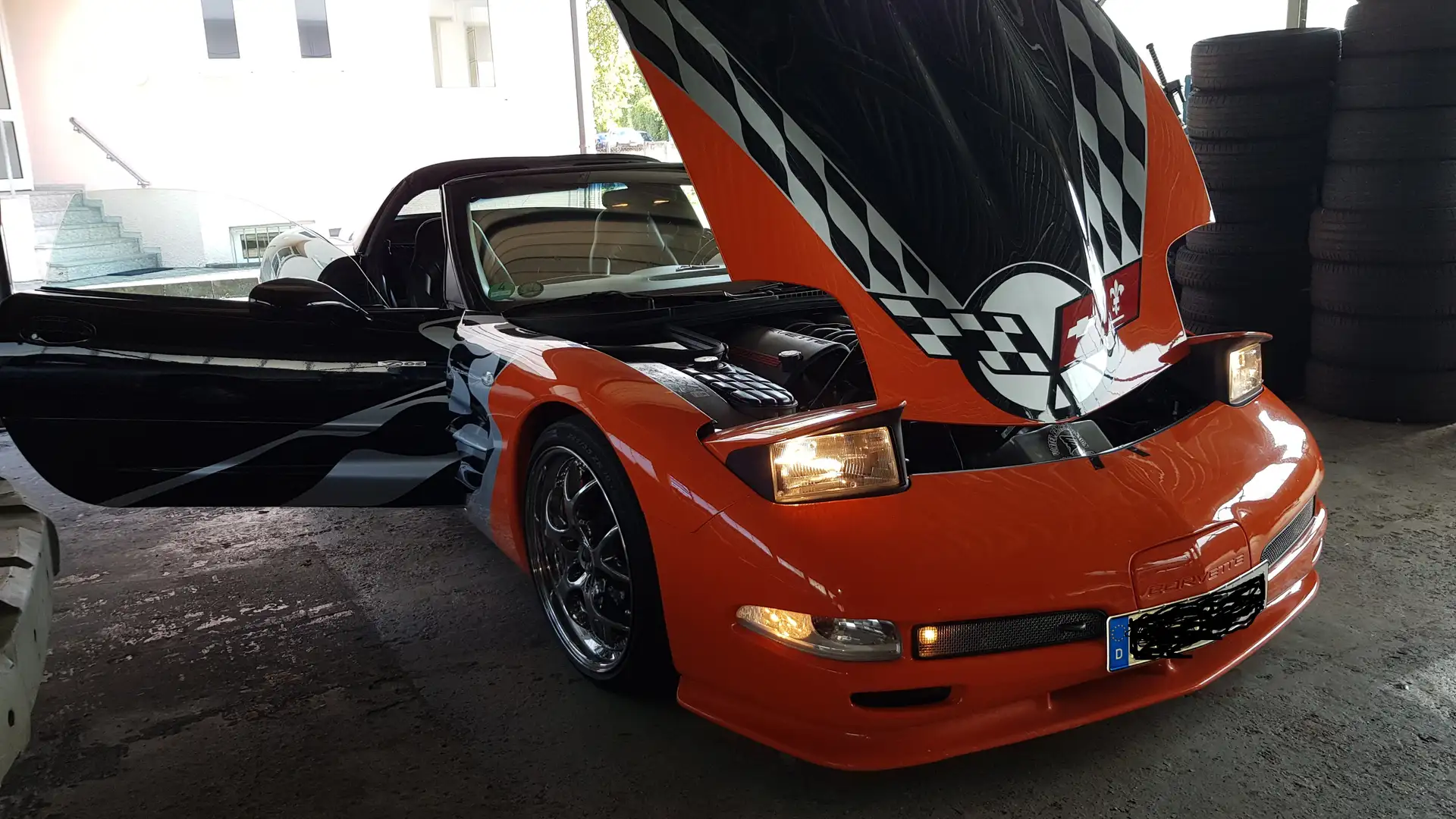 Corvette C5 Coupe Voll Schwarz - 1