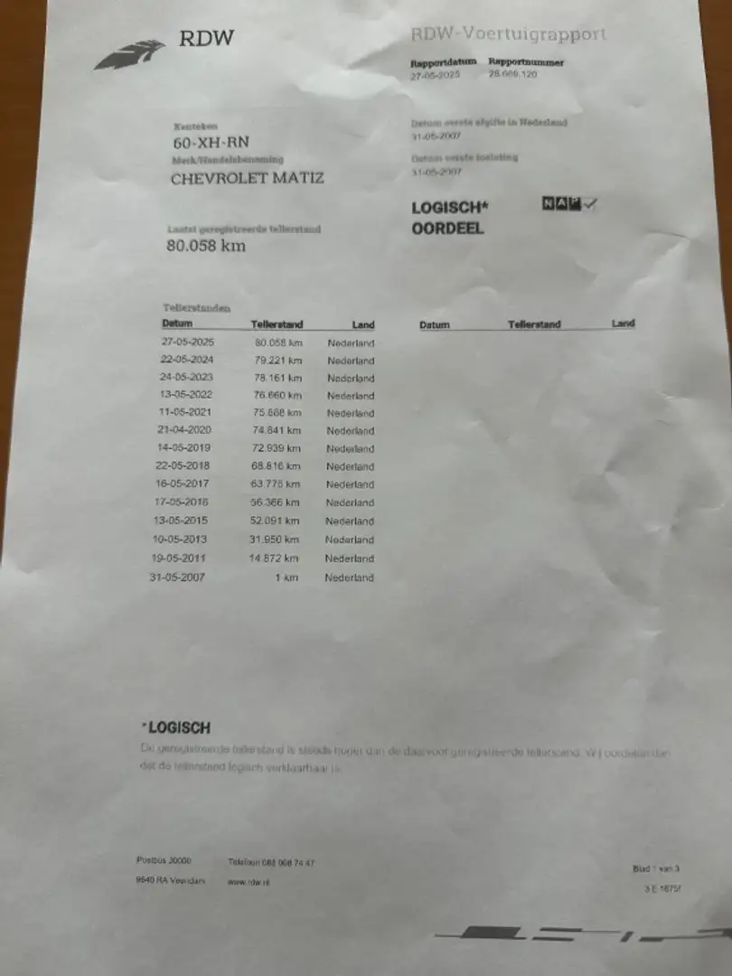 Chevrolet Matiz 0.8|UNIEKE KM SLECHTS 80.063KM|APK|RIJKLAAR Grijs - 2
