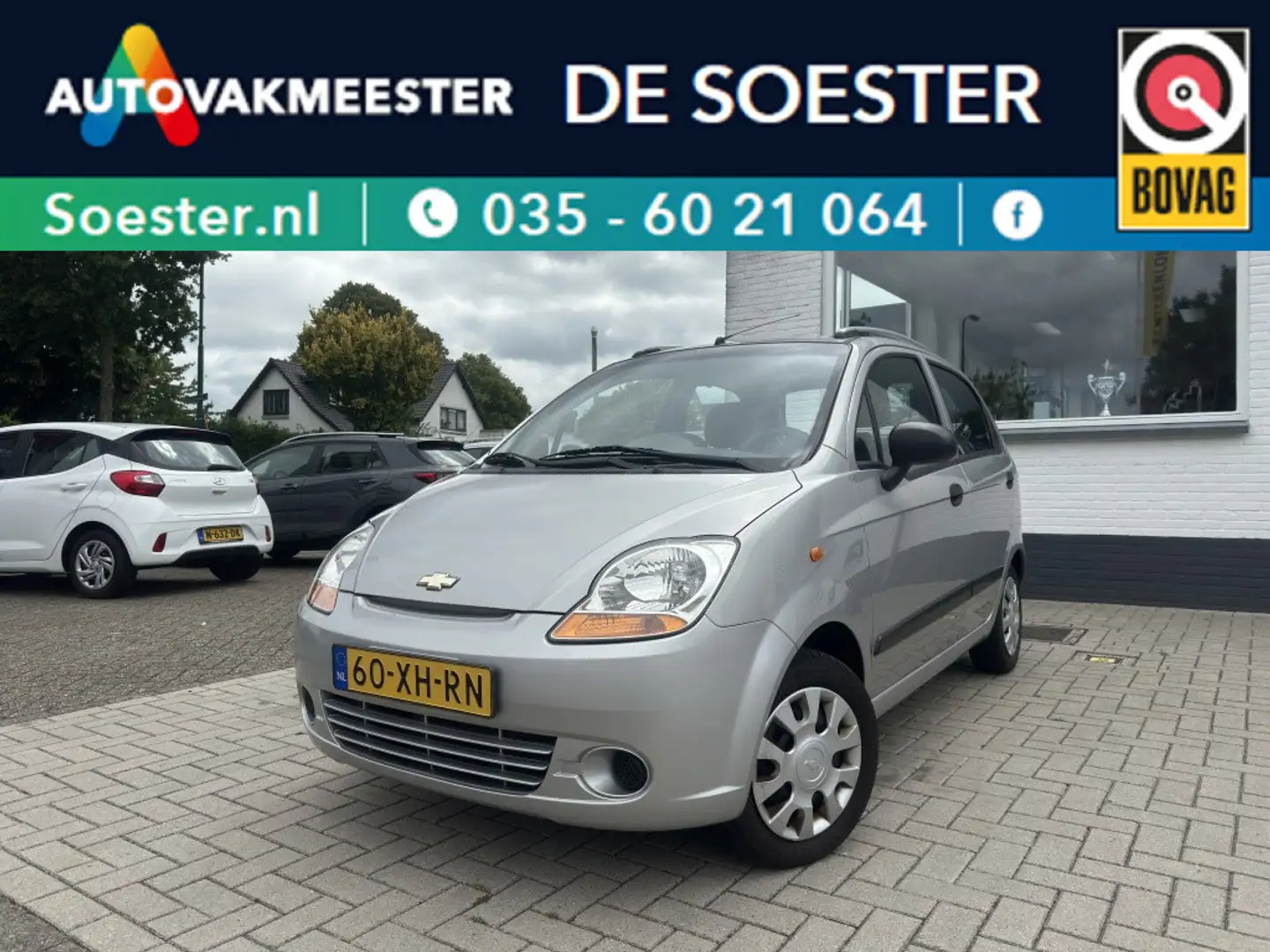 Chevrolet Matiz 0.8|UNIEKE KM SLECHTS 80.063KM|APK|RIJKLAAR Grijs - 1