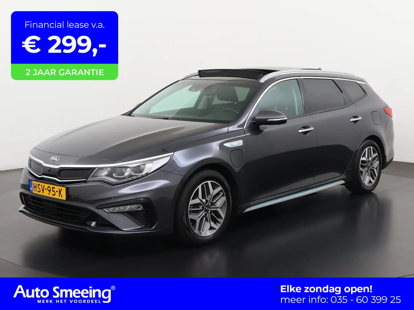 Kia Optima Sportswagon 2.0 GDI PHEV ExecutiveLine | Schuifdak Grijs - 1