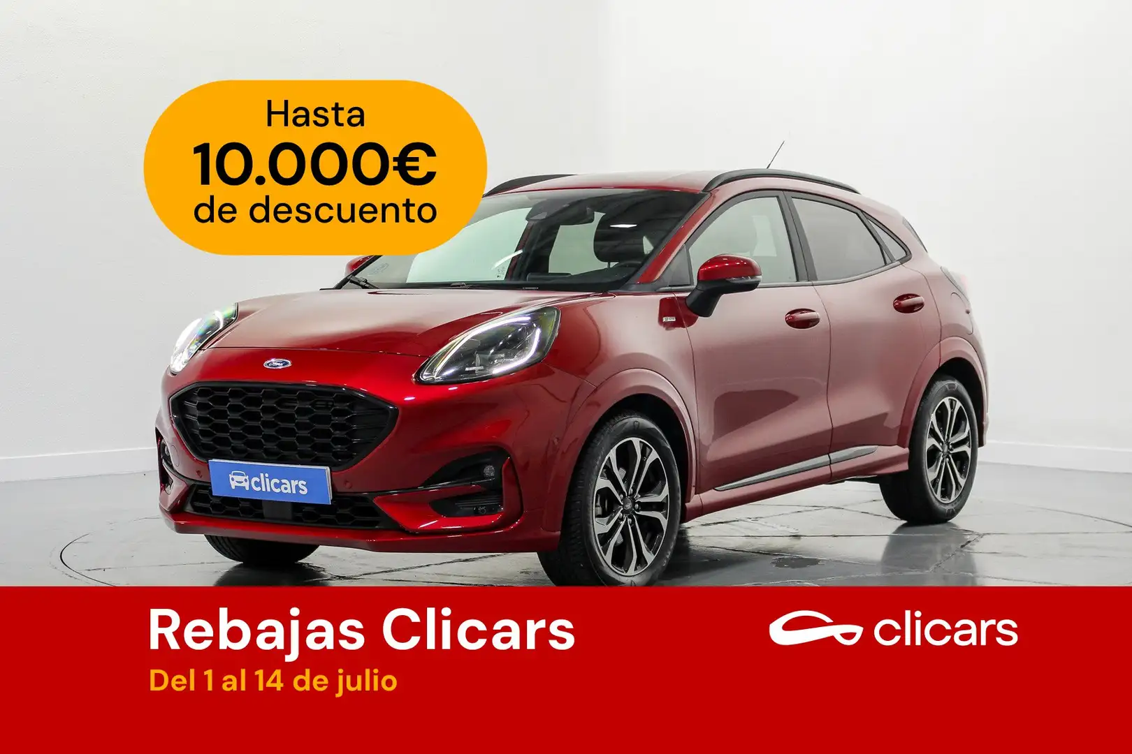 Ford Puma 1.0 EcoBoost MHEV ST-Line Aut. 125 Rojo - 1