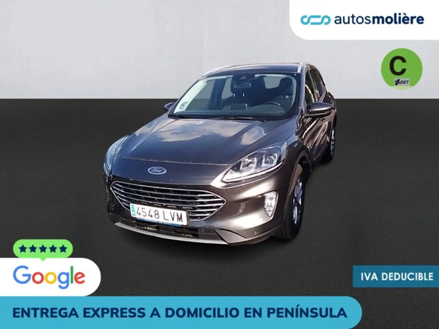Ford Kuga 1.5 EcoBlue Titanium FWD 120 Aut. Gris - 1