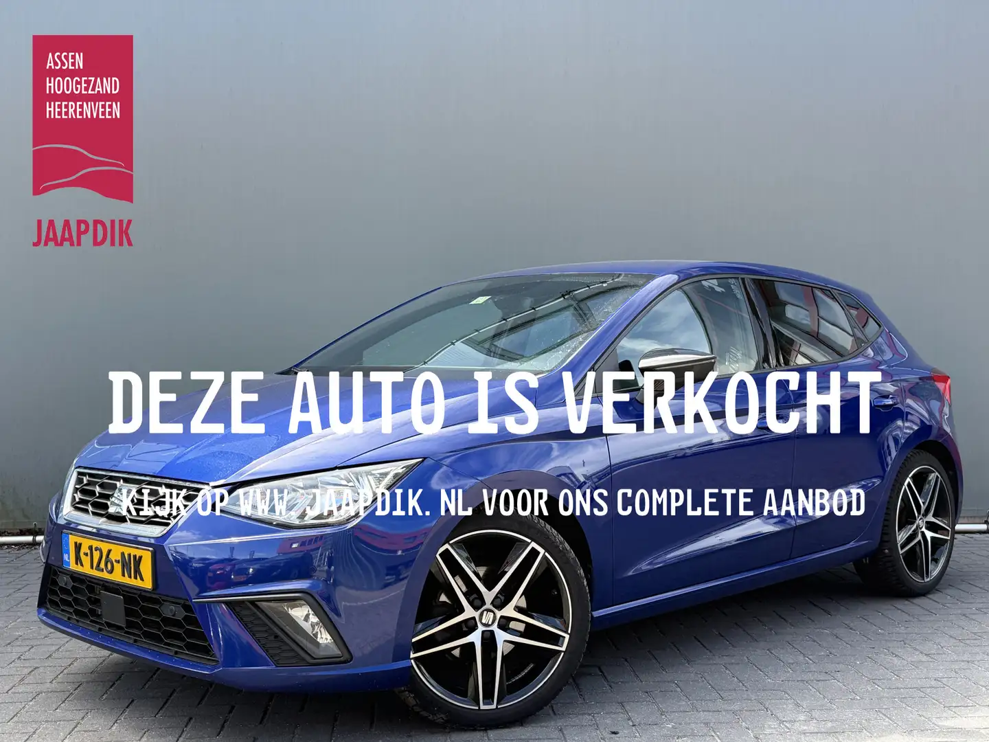 SEAT Ibiza BWJ 2021 1.0 TSI 116 PK FR Business Intense AUTOMA Blauw - 1