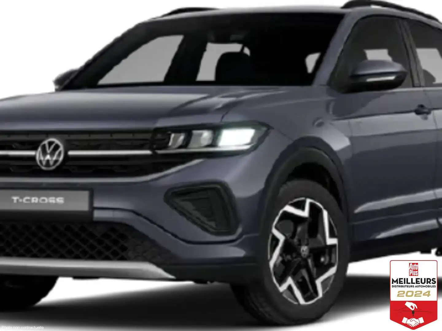 Volkswagen T-Cross 1.0 TSI 116 Start/Stop DSG7 R-Line +Si¨ges avant chauffants Gris - 1