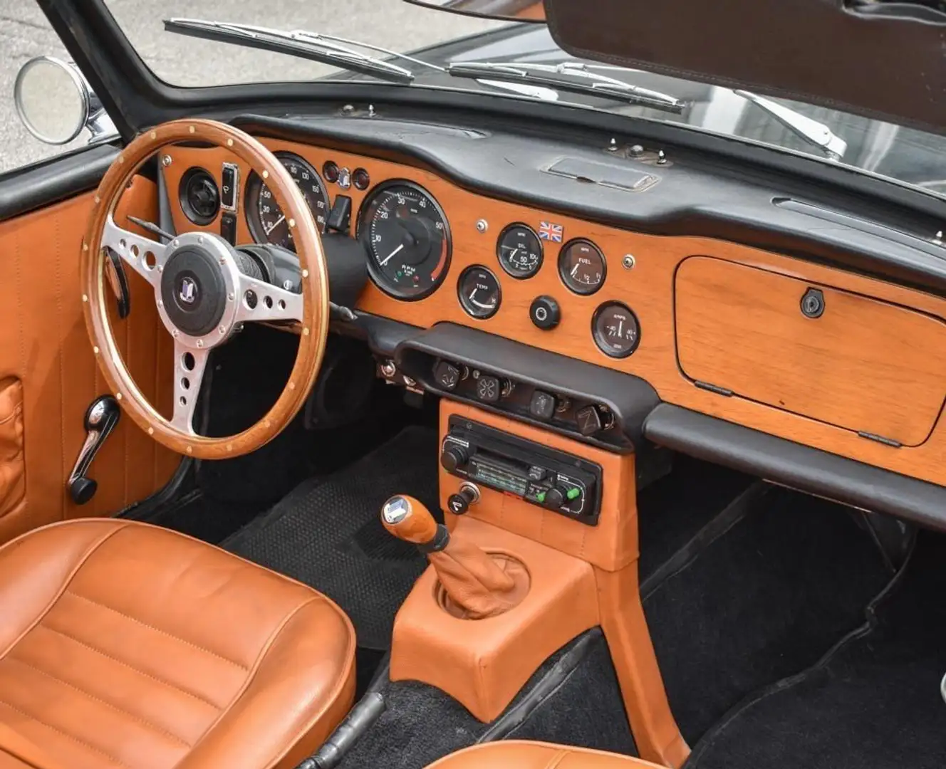 Triumph TR6 2.5 PI 1 SERIE TARGHE EPOCA Schwarz - 2