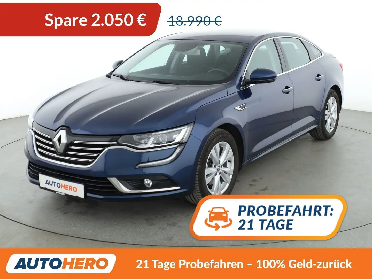 Renault Talisman 1.3 TCe Life Aut.*NAVI*PDC*SHZ*TEMPO*KLIMA* Blau - 1