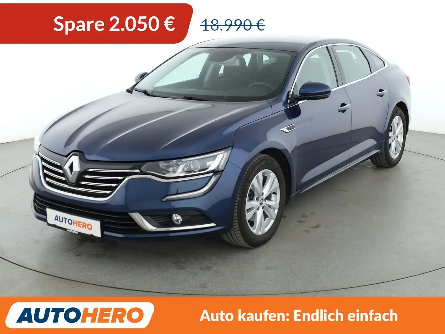 Renault Talisman 1.3 TCe Life Aut.*NAVI*PDC*SHZ*TEMPO*KLIMA* Blau - 1