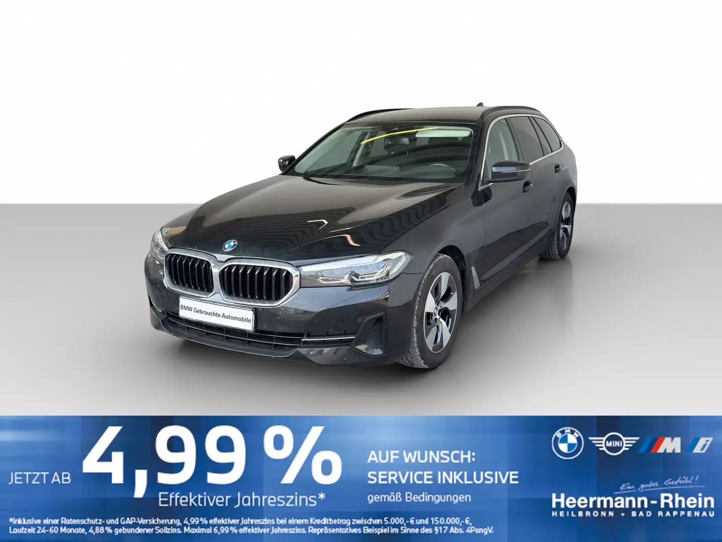 BMW 520 dA Tour. LiveCock.DriveAss.ParkAss.SHZ.DAB. Schwarz - 2