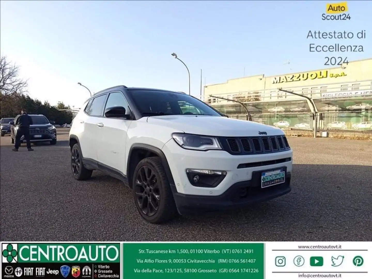 Jeep Compass 1.3 turbo t4 S 2wd 150cv ddct my20 Weiß - 1