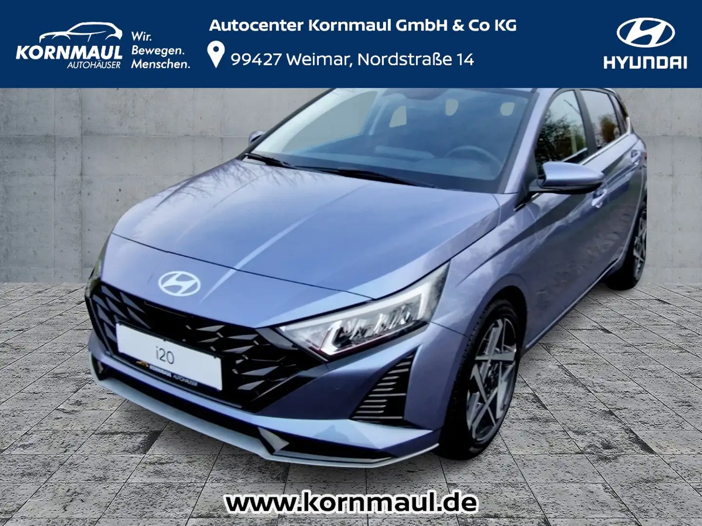 Hyundai i20 1.0 T-GDI Prime (100PS) MY25 Blau - 1