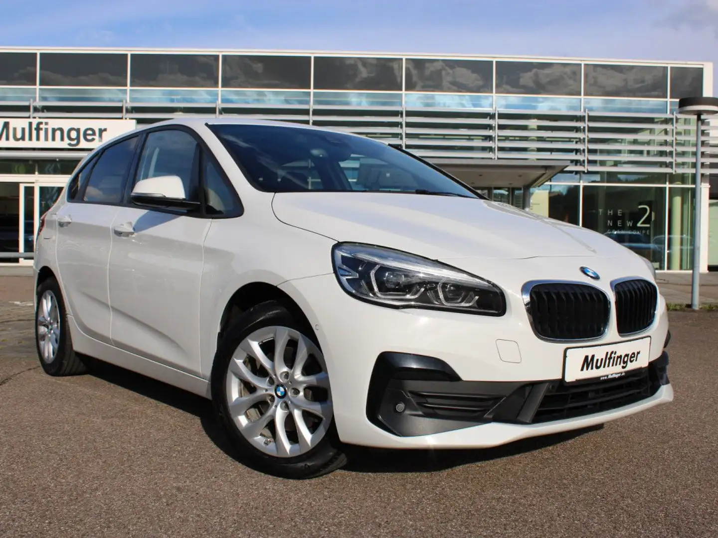 BMW 218 d AT Advantage Aut. LED Navi ParkAss DAB Klima Bianco - 2