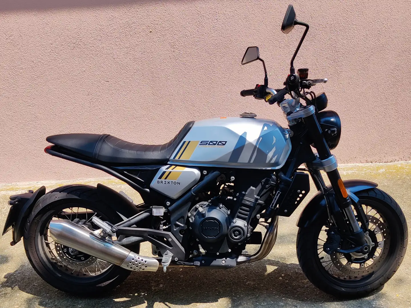 Brixton Crossfire 500 Argento - 1