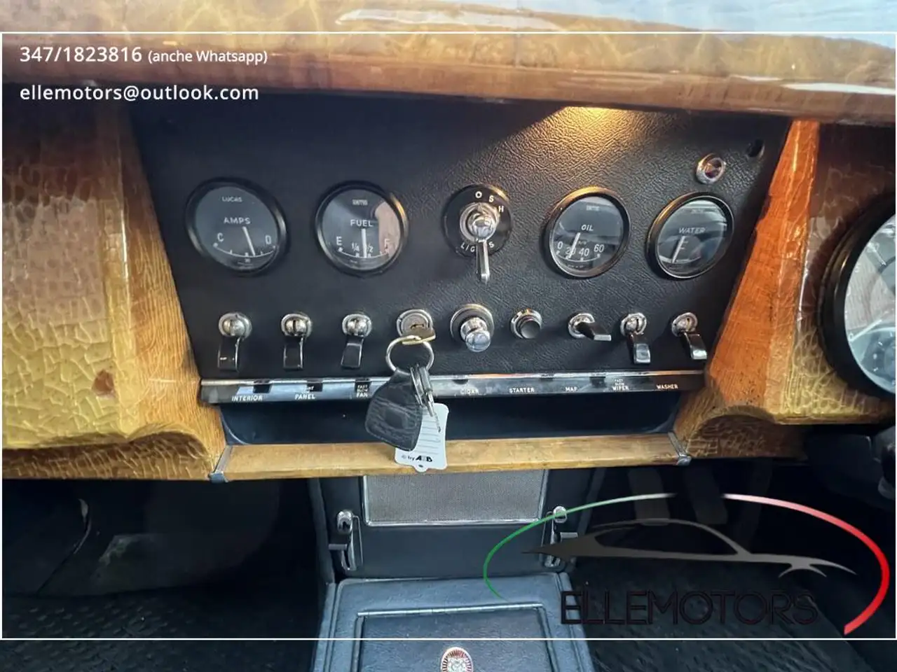 Jaguar Mk2 2.4 6 Cilindri Overdrive Targhe Italiane, foto 11