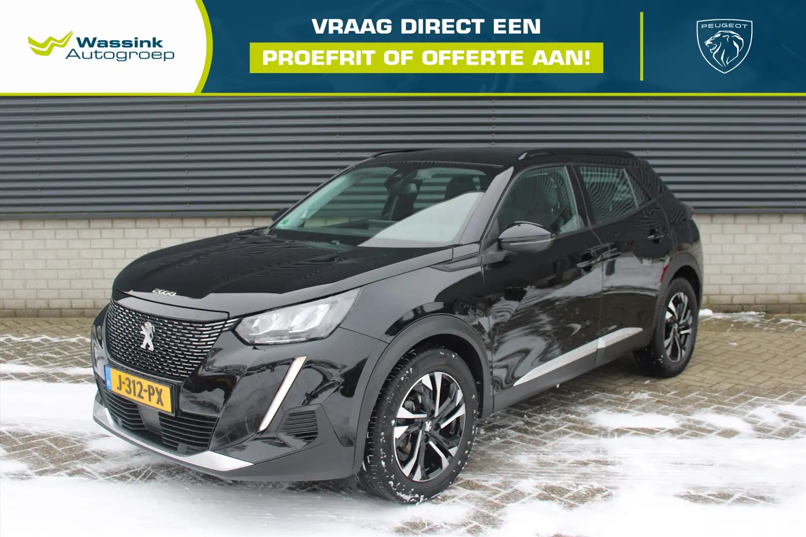 Peugeot 2008 Allure 100pk I Connect 3D Navigatie I Pack Drive A Schwarz - 1