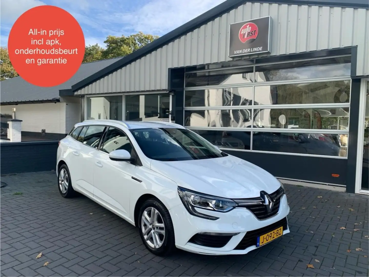 Renault Megane 1.3 TCE ZEN, Cruise control, Navigatie,Airco, All- Blanc - 1
