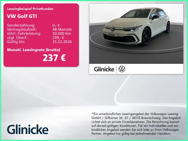 Volkswagen Golf GTI Golf VIII GTI AHK Matrix LM 19" Navi PDC vo+hi A