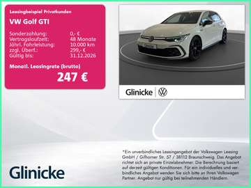 Golf VIII GTI AHK Matrix LM 19" Navi PDC vo+hi A
