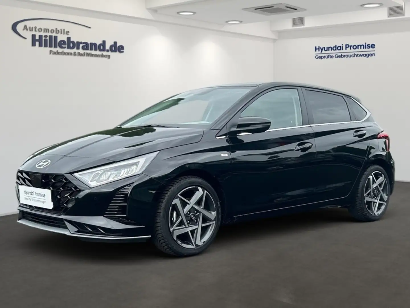 Hyundai i20 Prime Mild-Hybrid 1.0 T-GDI EU6d Zwart - 1
