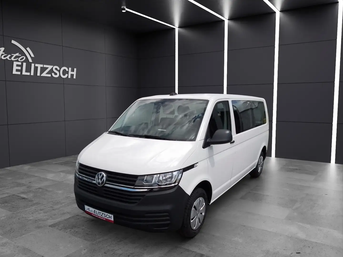 Volkswagen T6 Kombi T6.1 TDI 9-Sitzer LR Klima PDC SH Weiß - 2