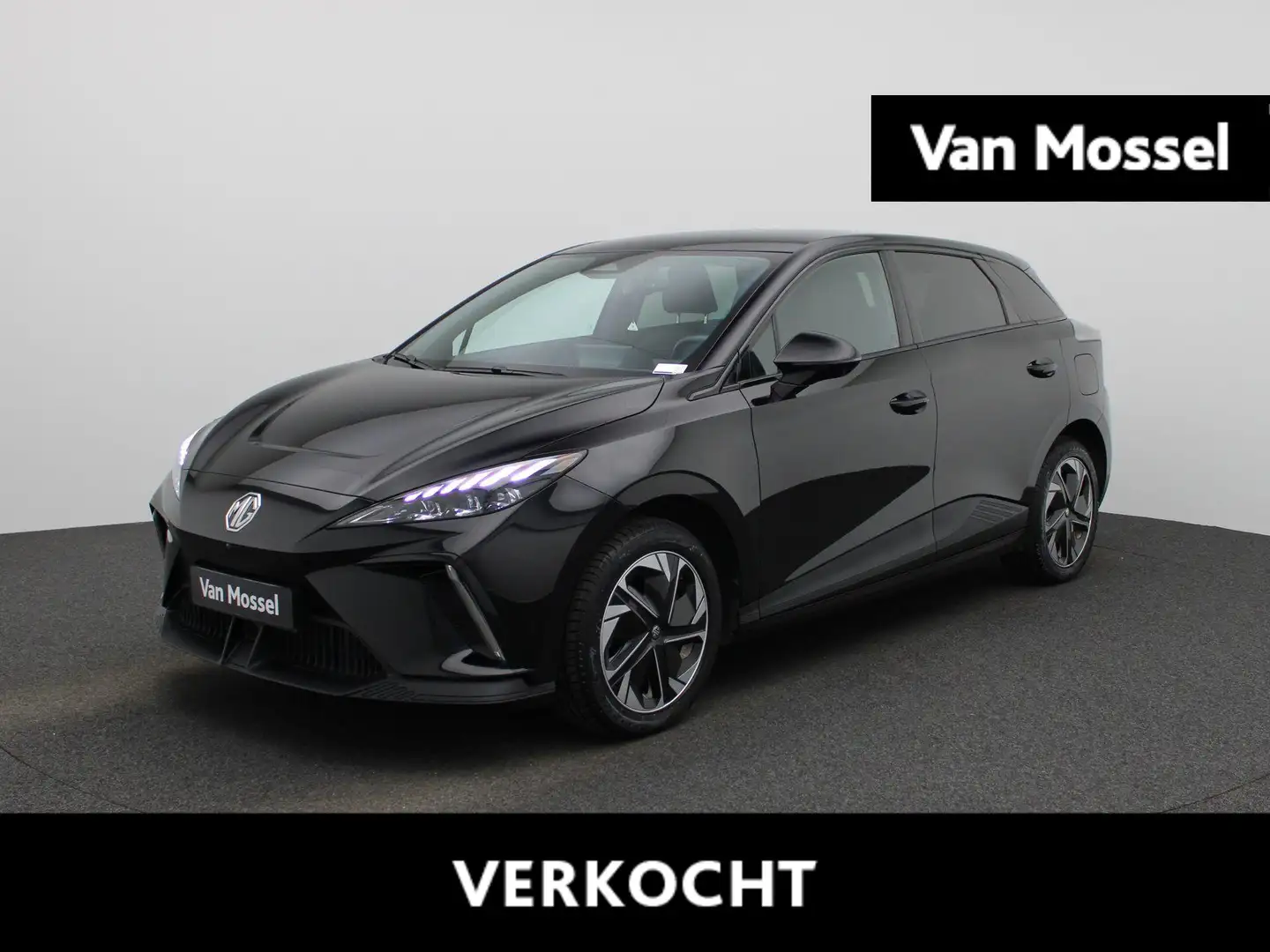 MG MG4 64 kWh Luxury | 440 KM WLTP | Warmtepomp | 3-fase Noir - 1