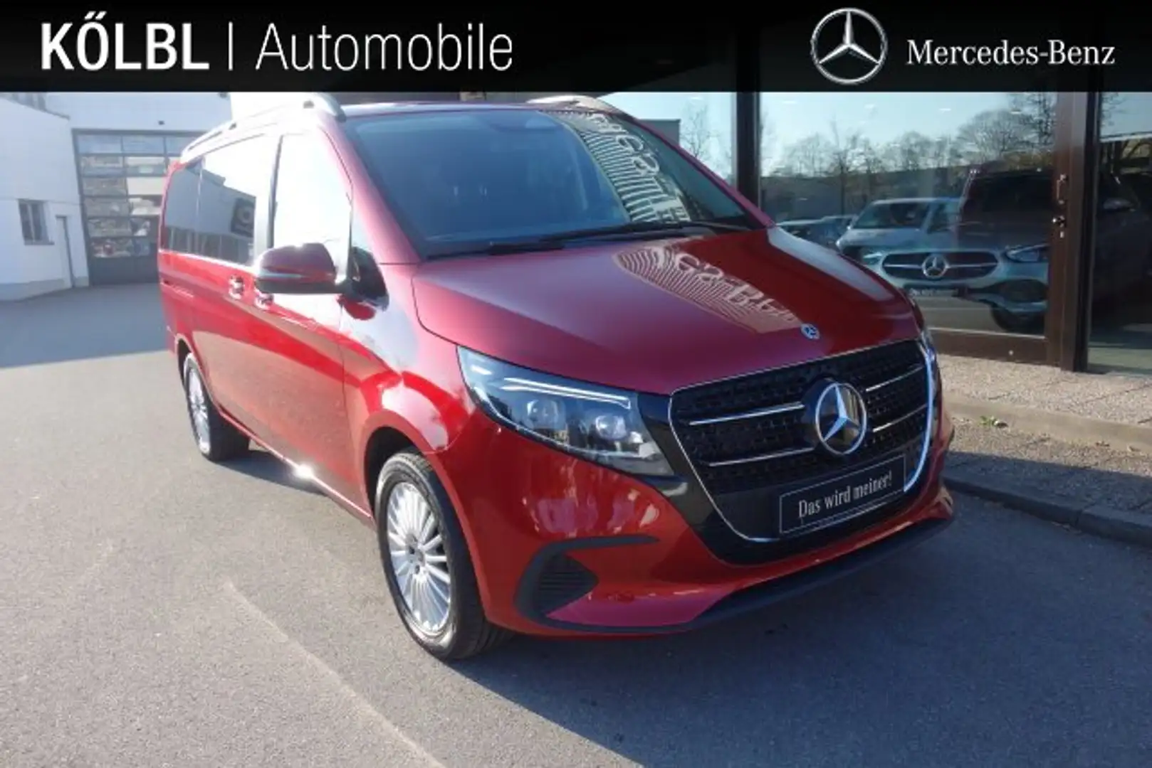 Mercedes-Benz V 220 V 220 d 4M STYLE LANG MOD 25 KAM 2xSCHIEBE DISTR Rosso - 1
